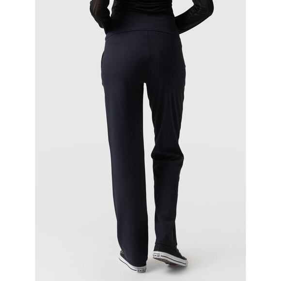Saint + Sofia Women's Navy Wrinkle Crease Free High Waist Runway Pant - US 8 - Picture 2 of 8